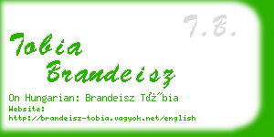 tobia brandeisz business card